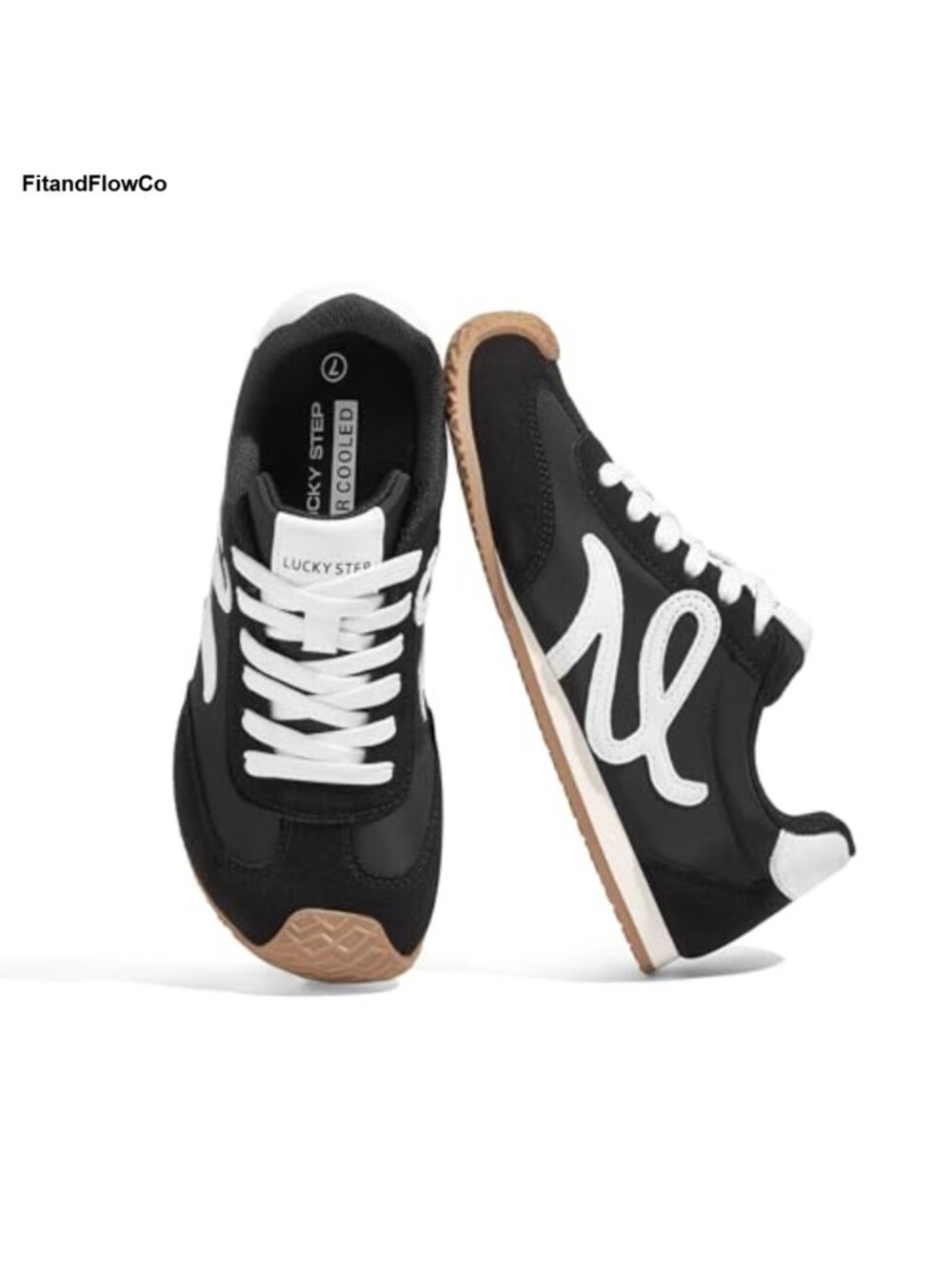 Retro Tennis Fashion Thin Sole Sneakers Genuine Leather Lace-Up Walking Shoes